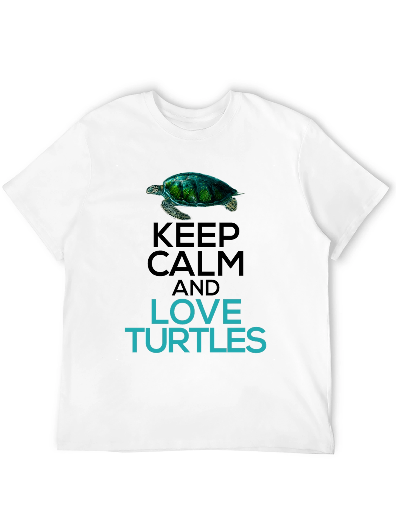 Keep Calm Love Turtles Graphic Tee