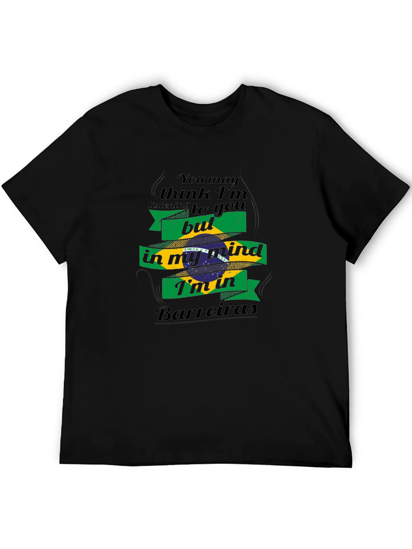 Barreiras Brazil Mind T-Shirt - Unique Novelty Tee