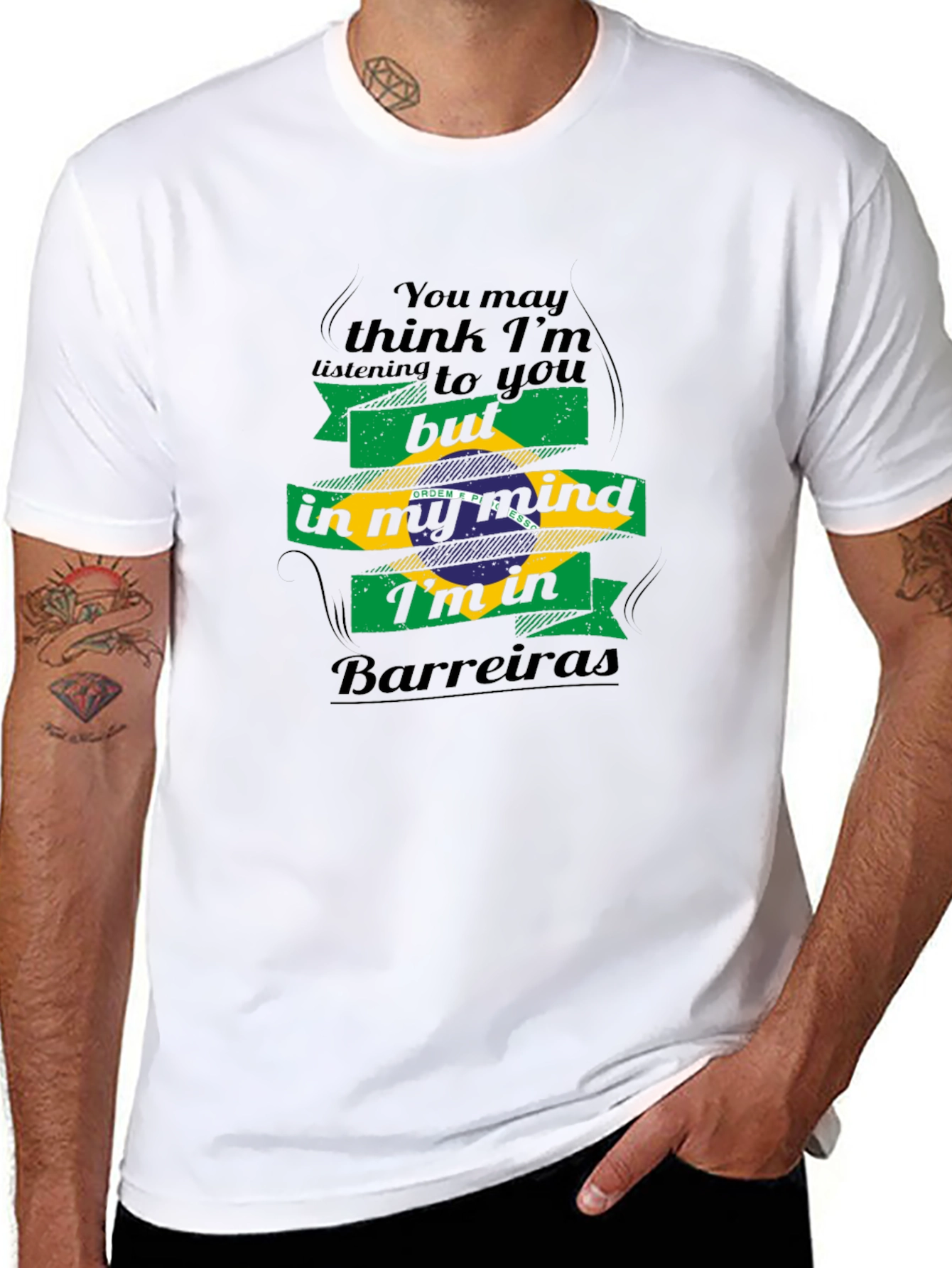 Barreiras Brazil Mind T-Shirt - Unique Novelty Tee