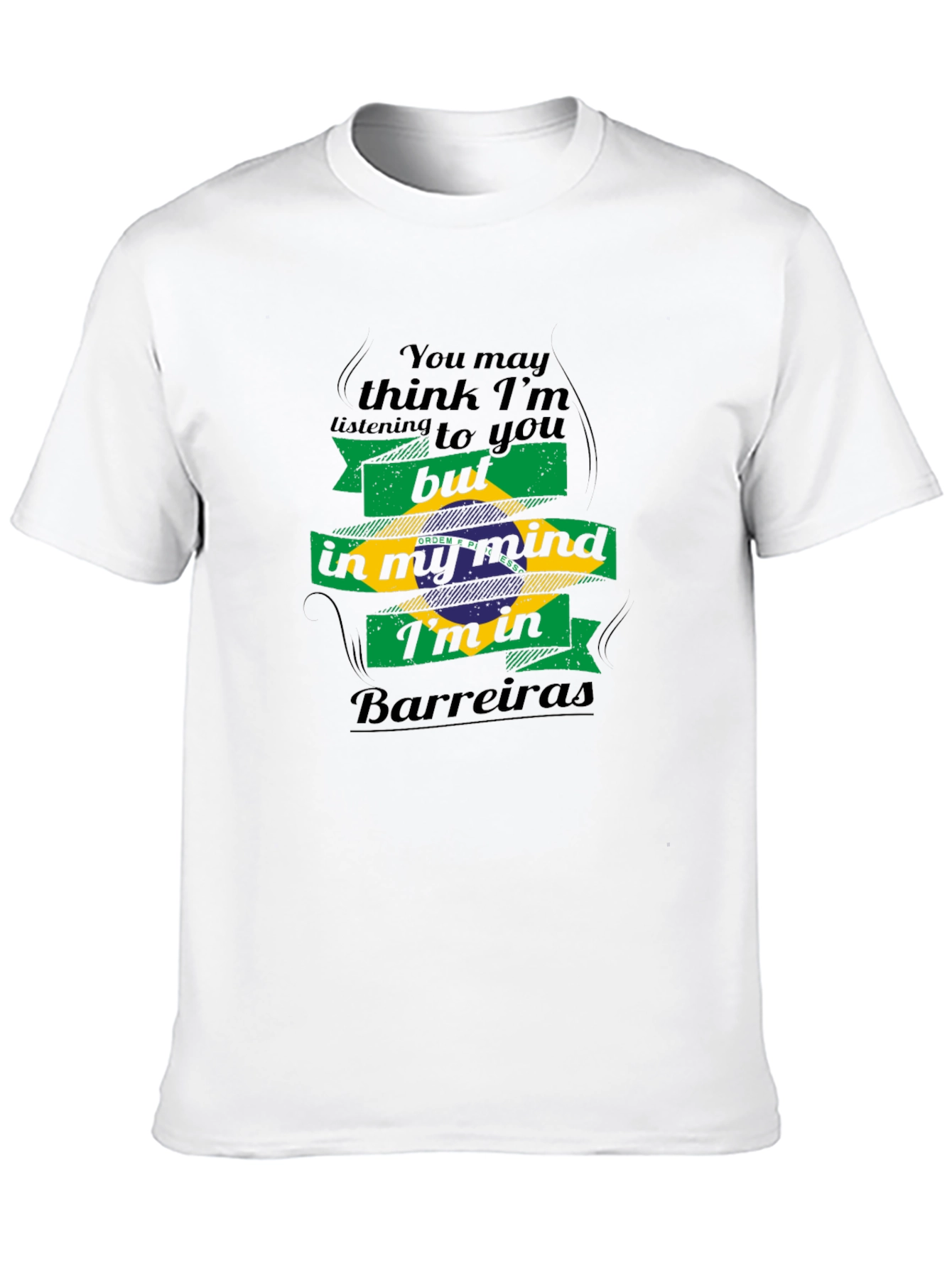 Barreiras Brazil Mind T-Shirt - Unique Novelty Tee