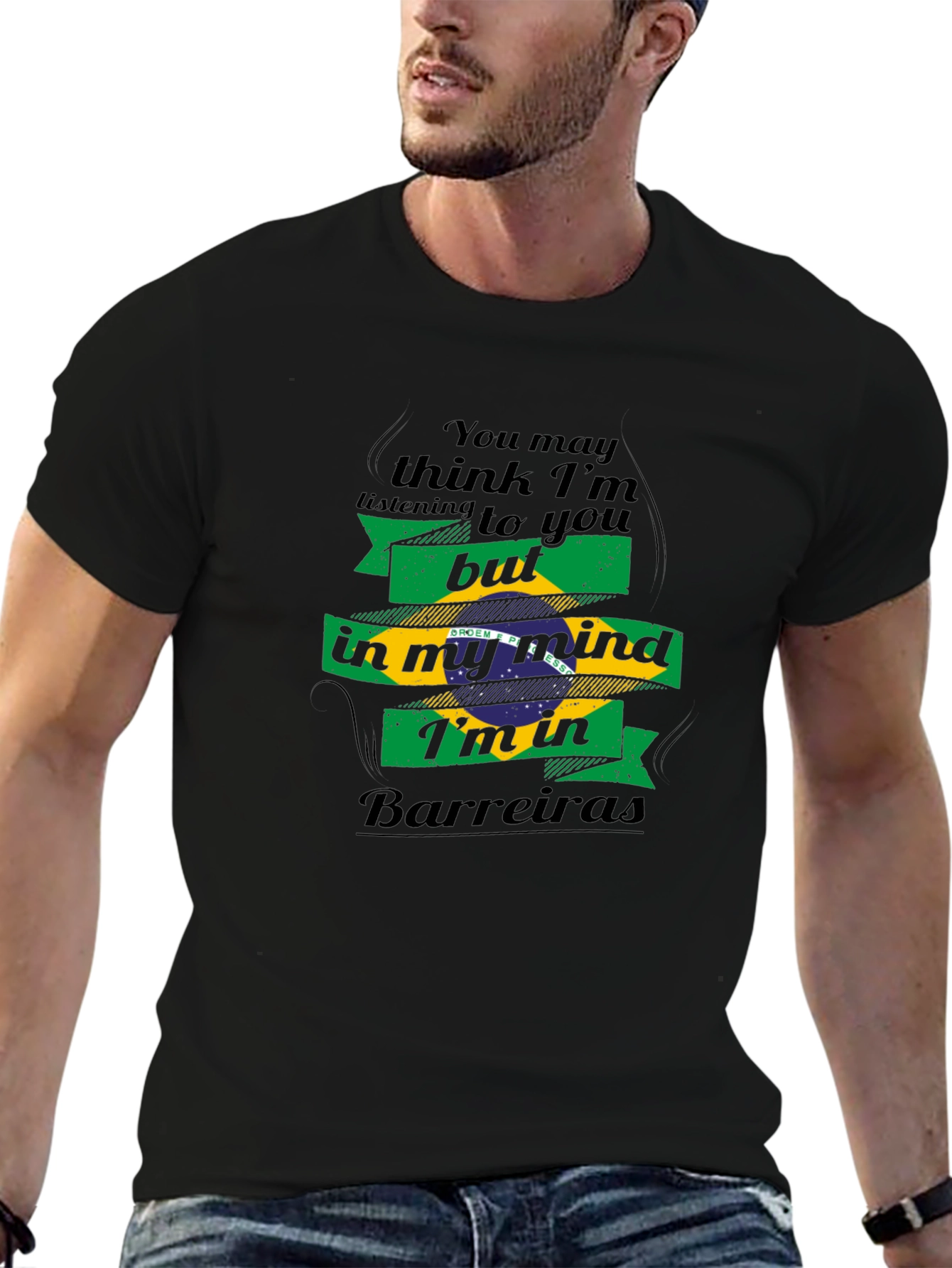 Barreiras Brazil Mind T-Shirt - Unique Novelty Tee