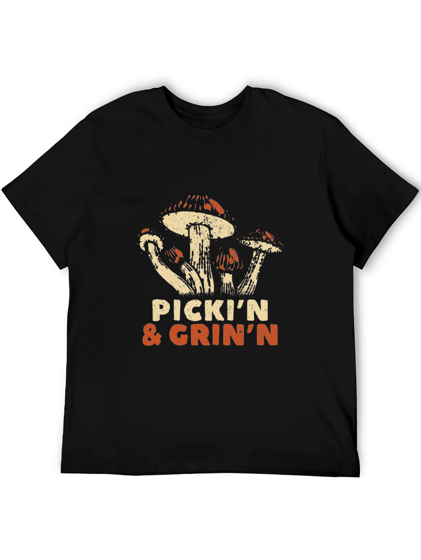 Pickin & Grinnin Mushroom T-Shirt