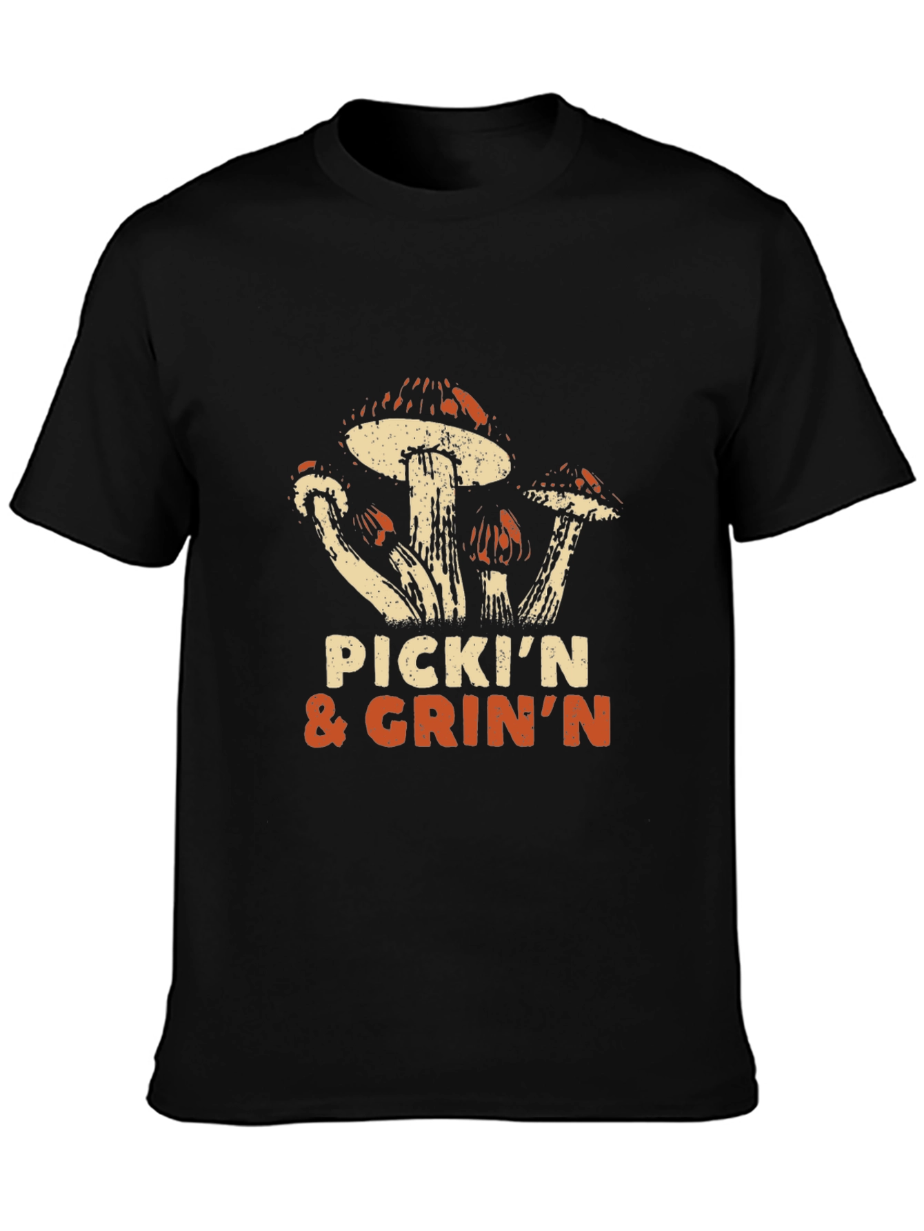 Pickin & Grinnin Mushroom T-Shirt