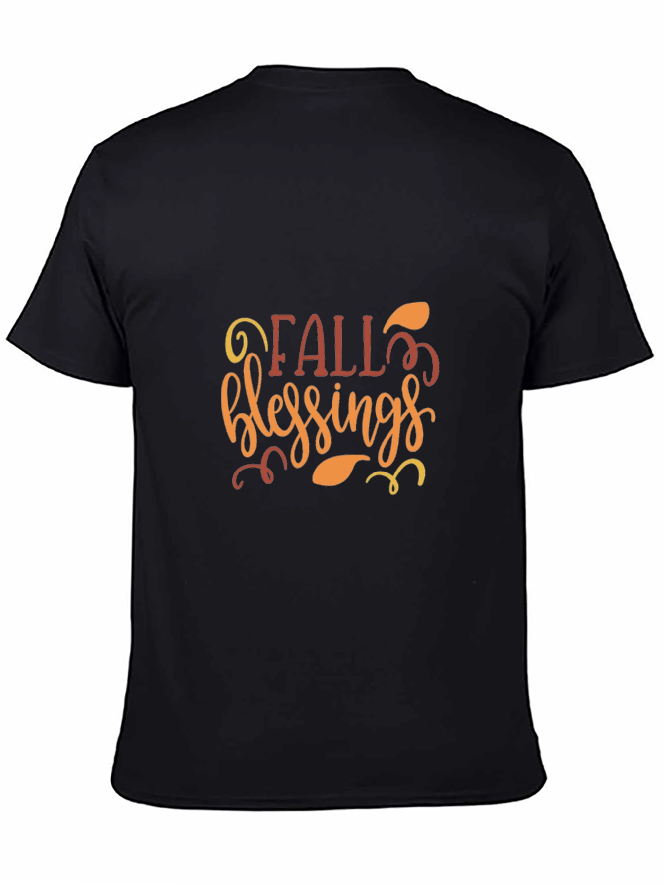 Fall Blessings Graphic Tee - Black