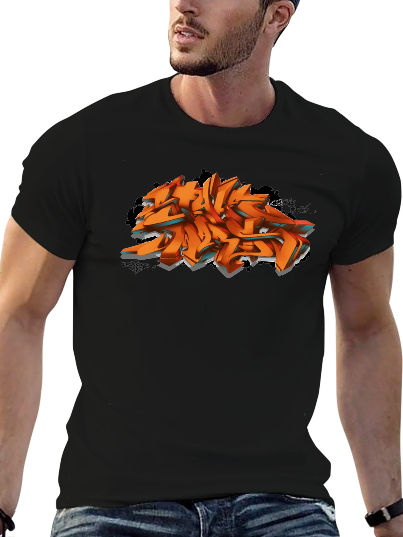 Bold Graffiti Art T-Shirt - Statement Tee