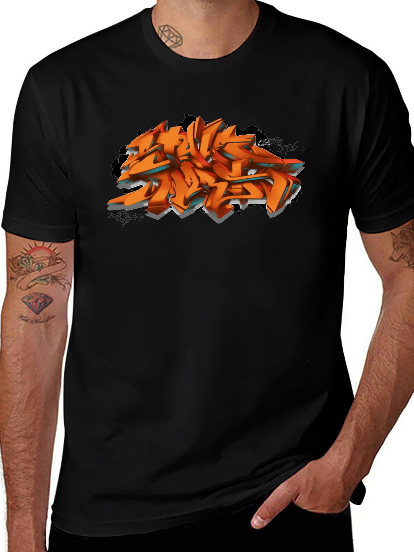 Bold Graffiti Art T-Shirt - Statement Tee