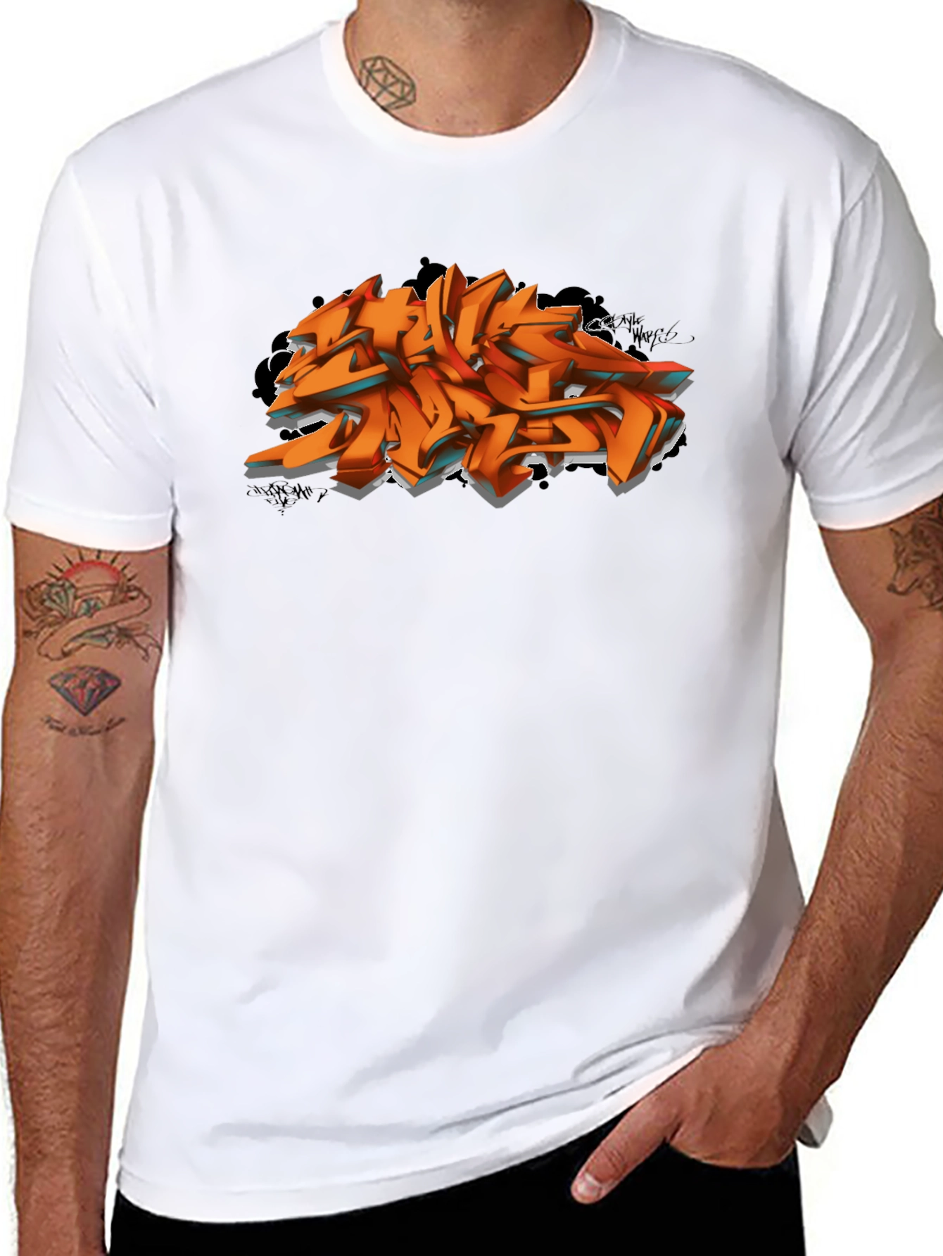 Bold Graffiti Art T-Shirt - Statement Tee