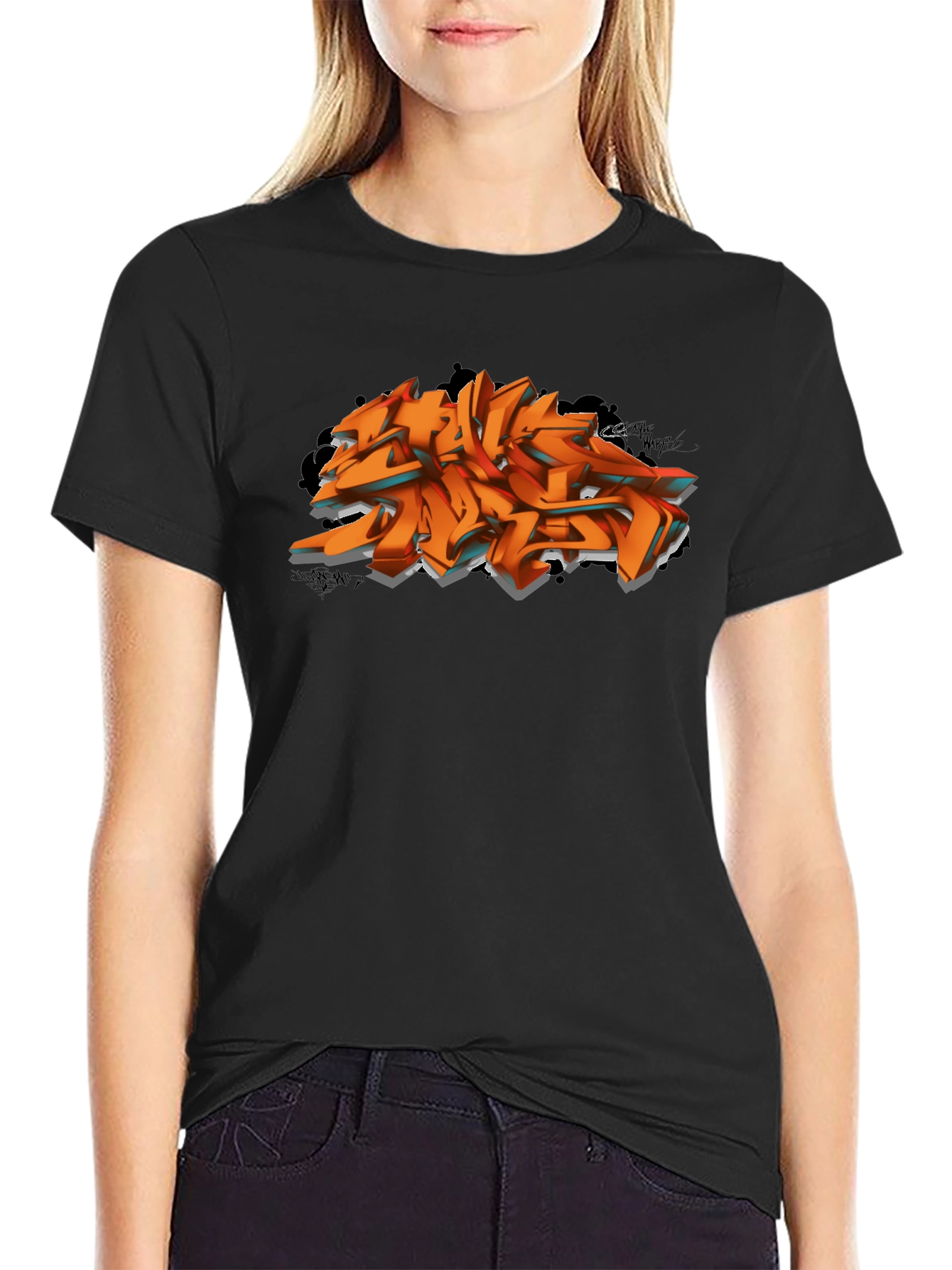 Bold Graffiti Art T-Shirt - Statement Tee