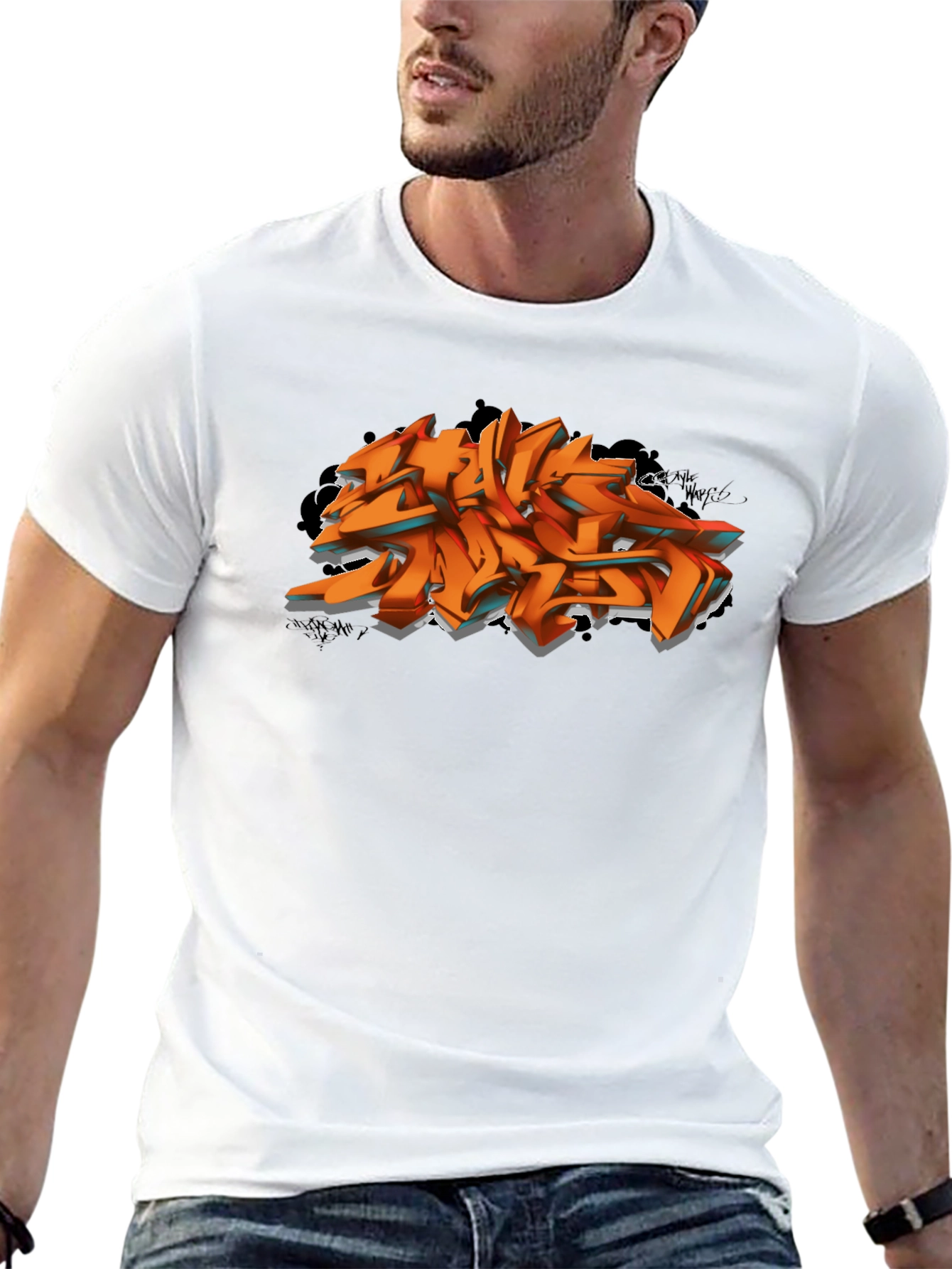 Bold Graffiti Art T-Shirt - Statement Tee