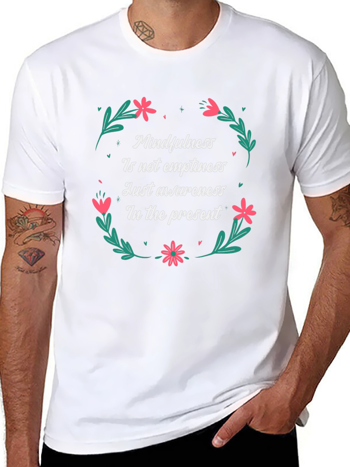 Mindfulness T-Shirt - Present Moment Awareness Tee
