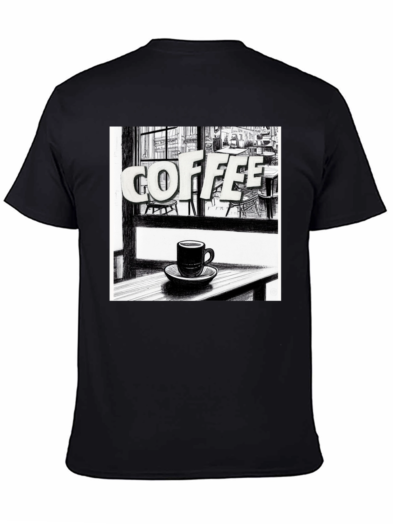 Coffee Shop T-Shirt: Unique Graphic Tee