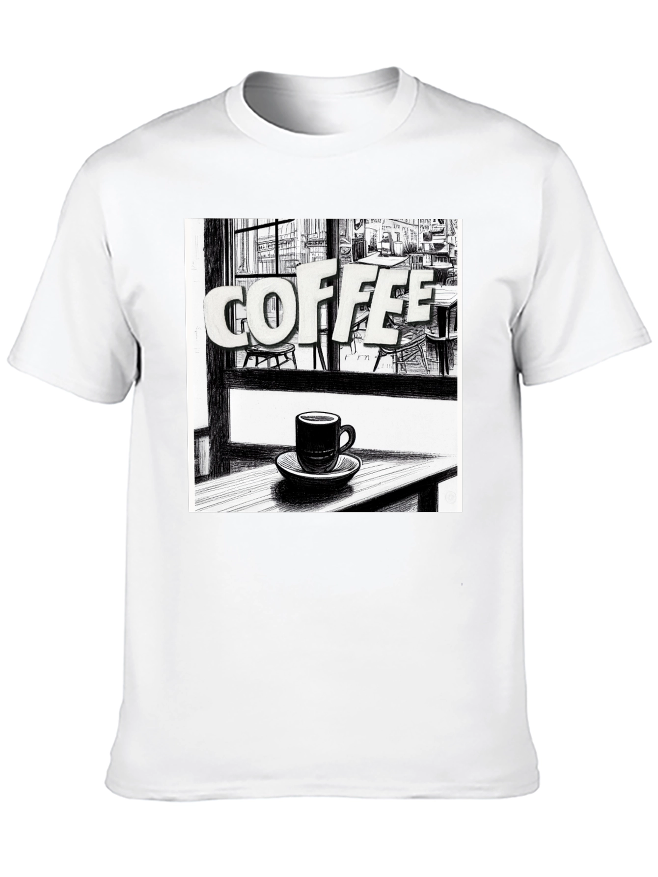 Coffee Shop T-Shirt: Unique Graphic Tee