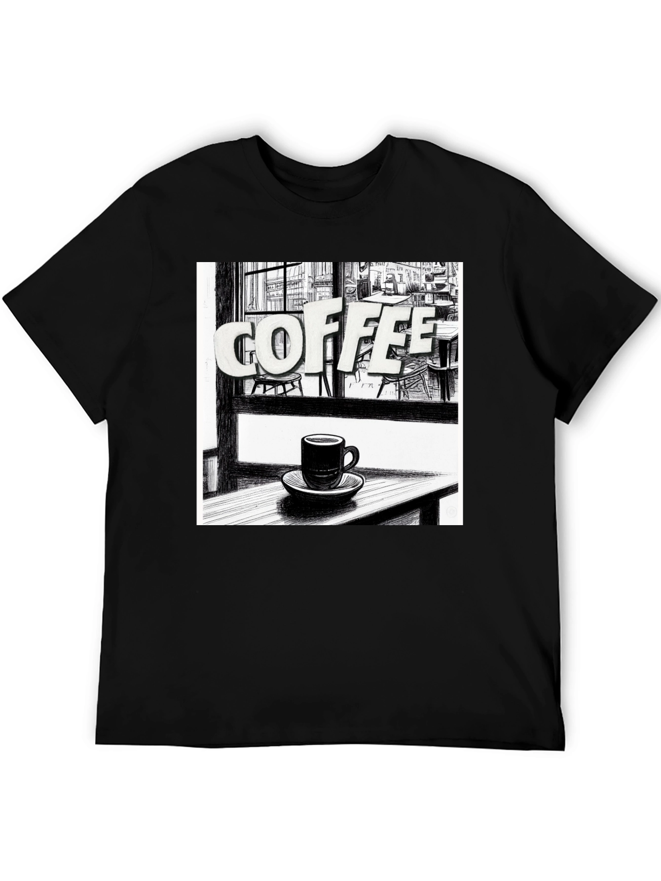 Coffee Shop T-Shirt: Unique Graphic Tee