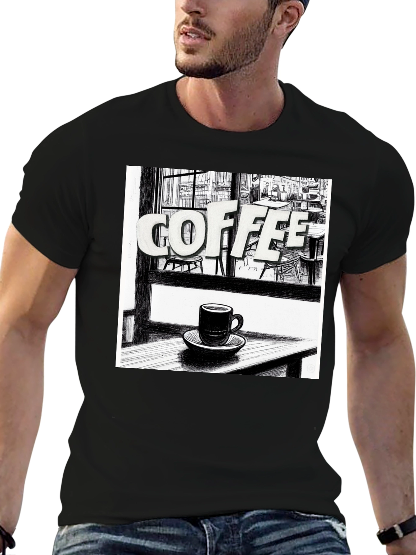 Coffee Shop T-Shirt: Unique Graphic Tee
