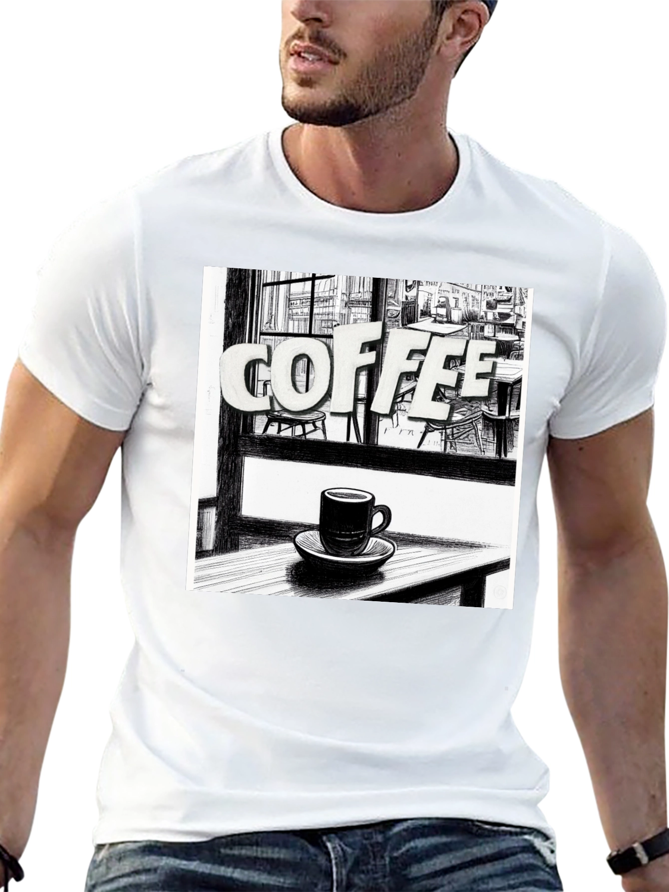 Coffee Shop T-Shirt: Unique Graphic Tee