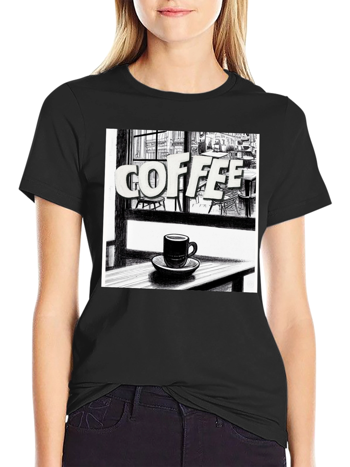 Coffee Shop T-Shirt: Unique Graphic Tee
