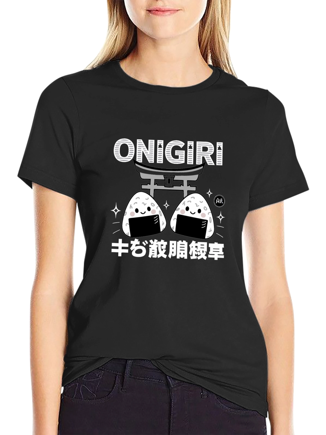 Onigiri Graphic Tee - Cute Japanese Rice Ball T-Shirt