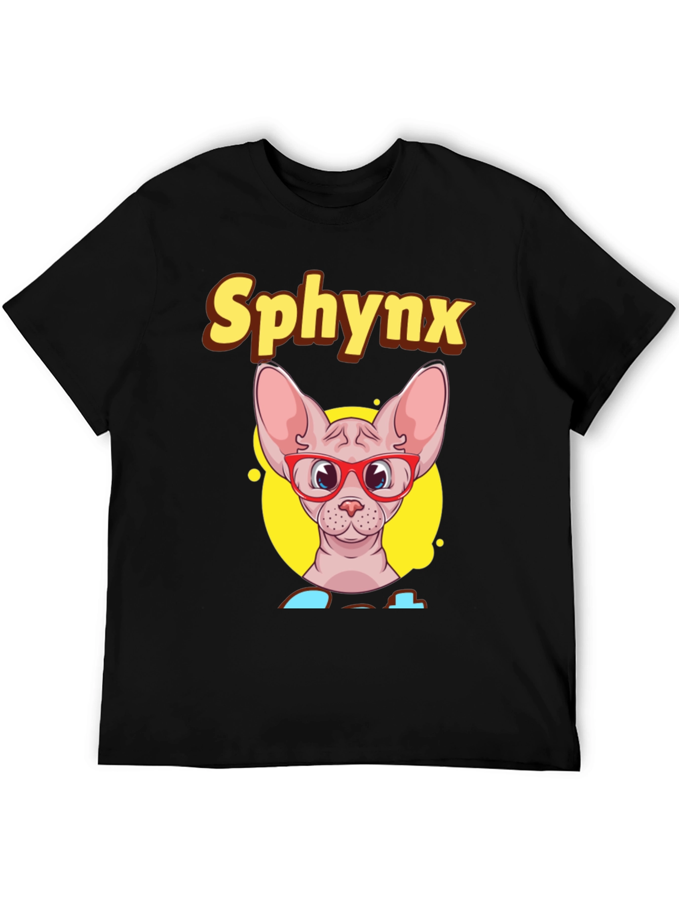 Sphynx Cat T-Shirt - Funny Cat with Glasses