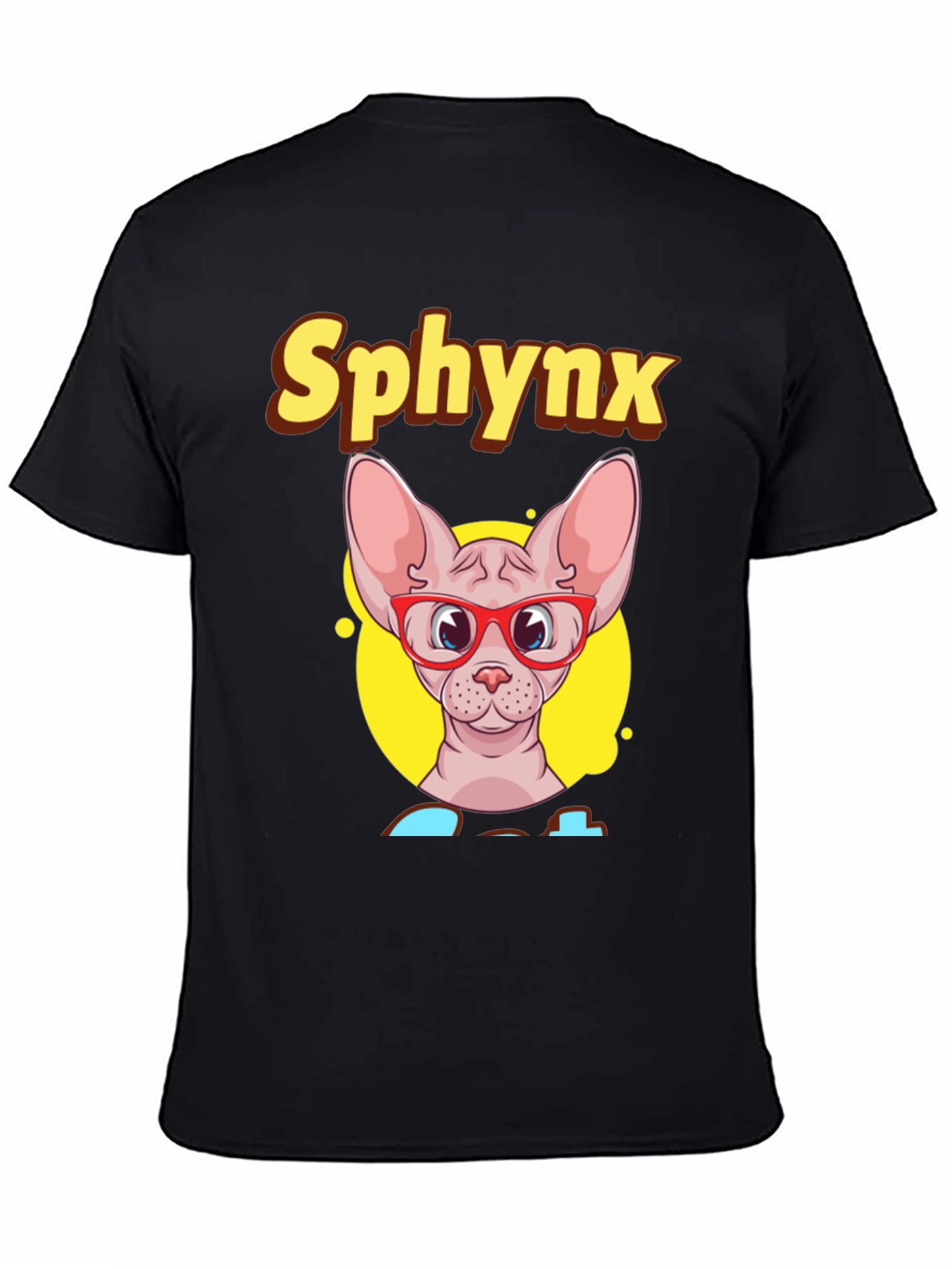 Sphynx Cat T-Shirt - Funny Cat with Glasses