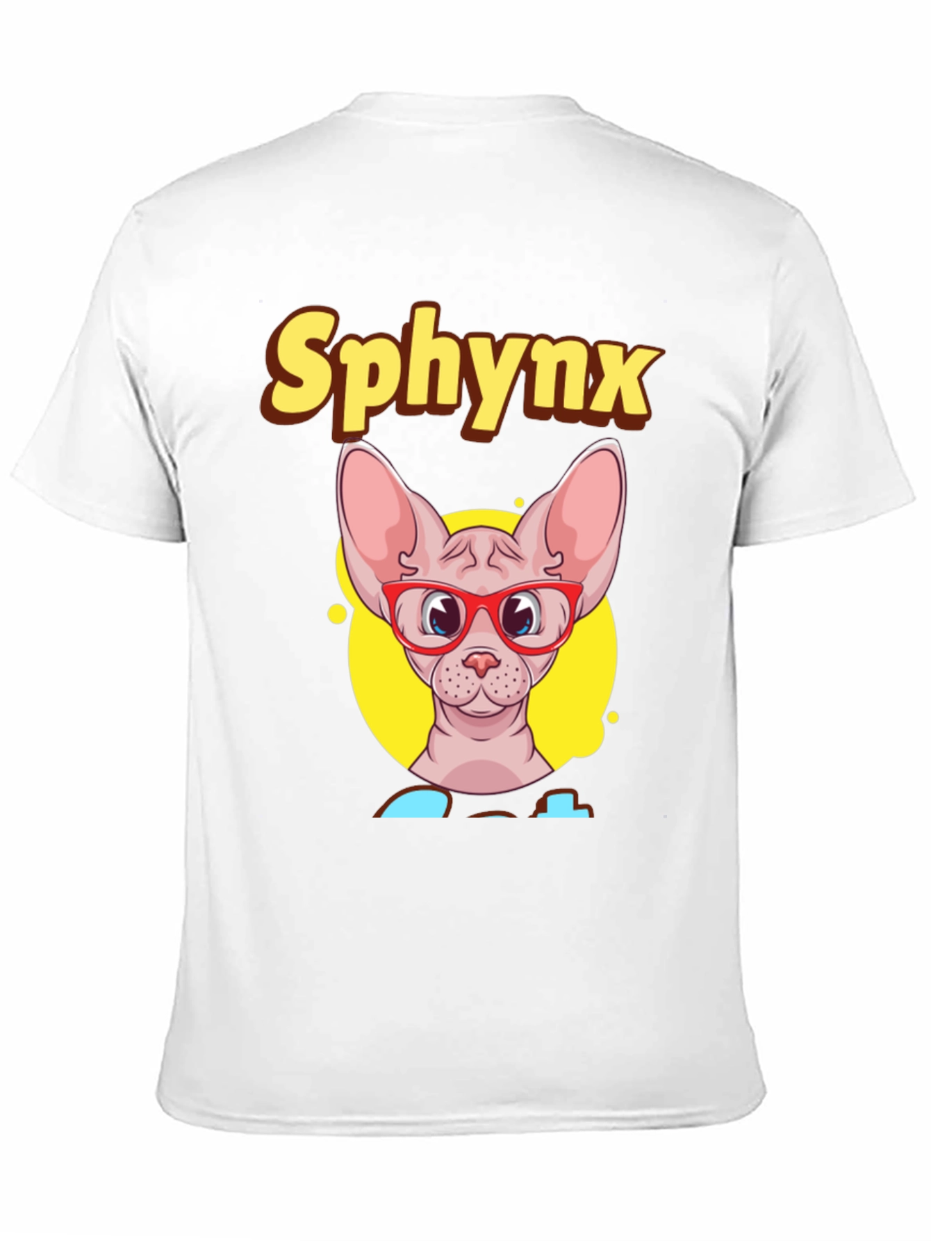 Sphynx Cat T-Shirt - Funny Cat with Glasses