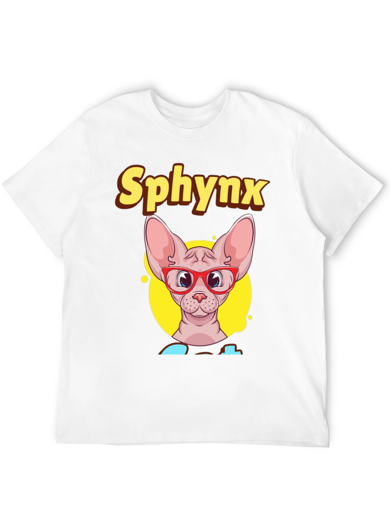 Sphynx Cat T-Shirt - Funny Cat with Glasses