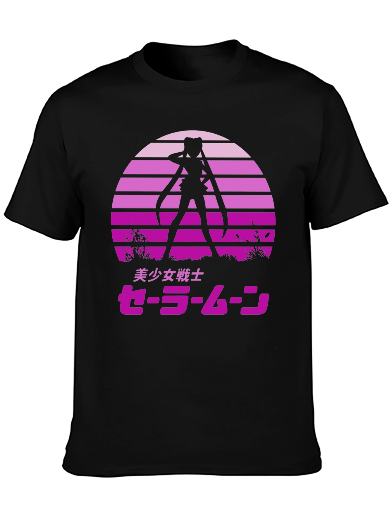Sailor Moon Sunset Graphic Tee - Anime Shirt