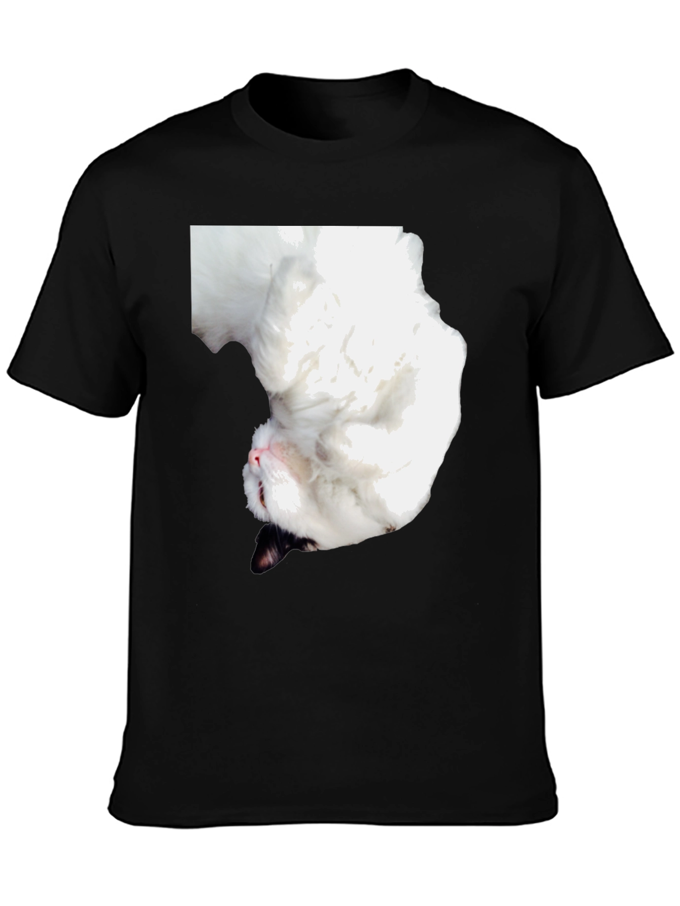 Upside Down Cat T-Shirt