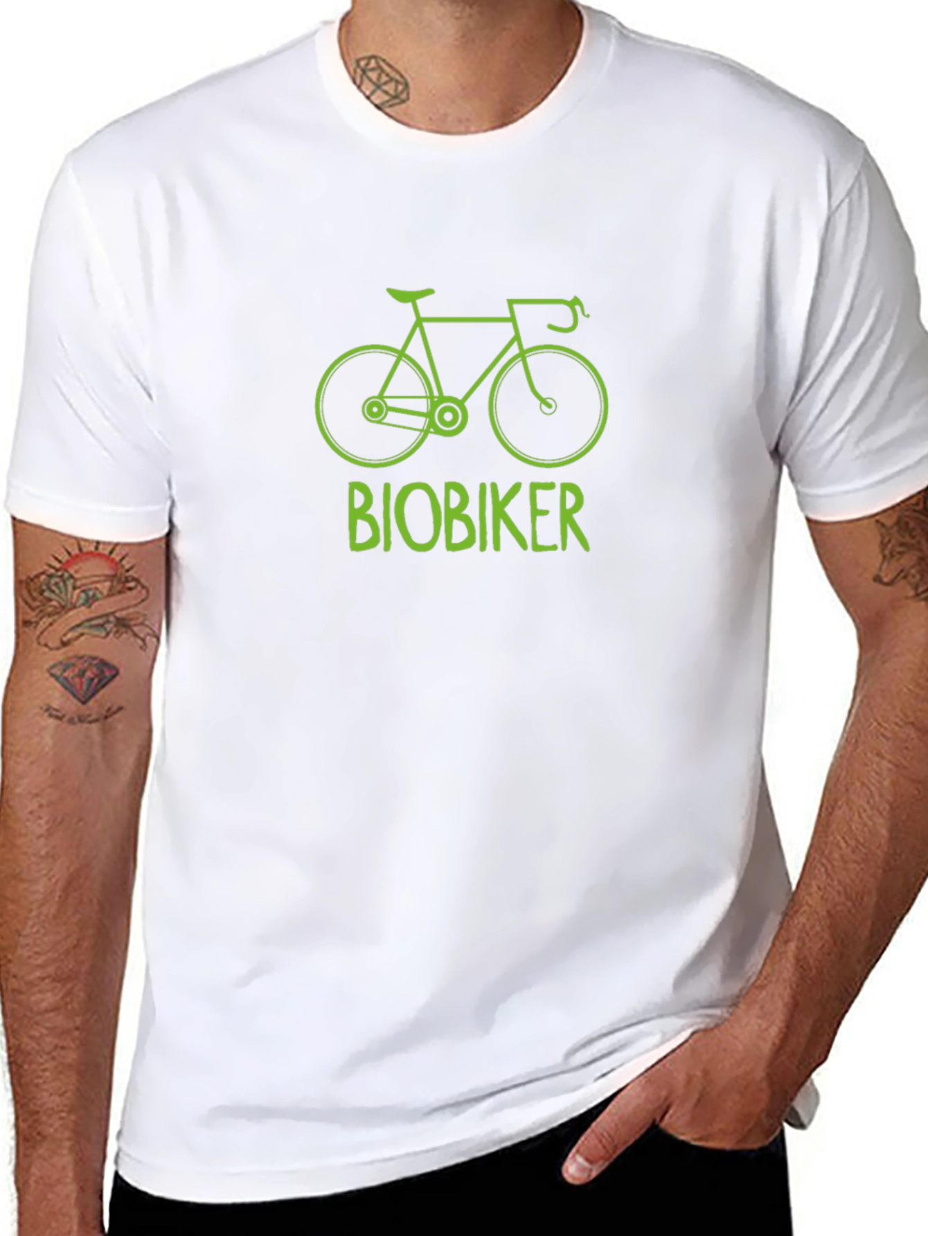 Biobiker Graphic T-Shirt - Black