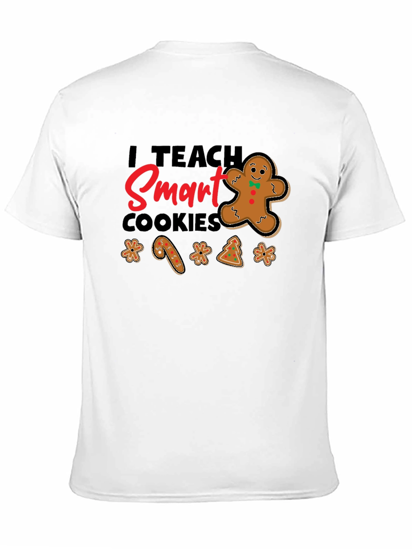 I Teach Smart Cookies Black Graphic Tee
