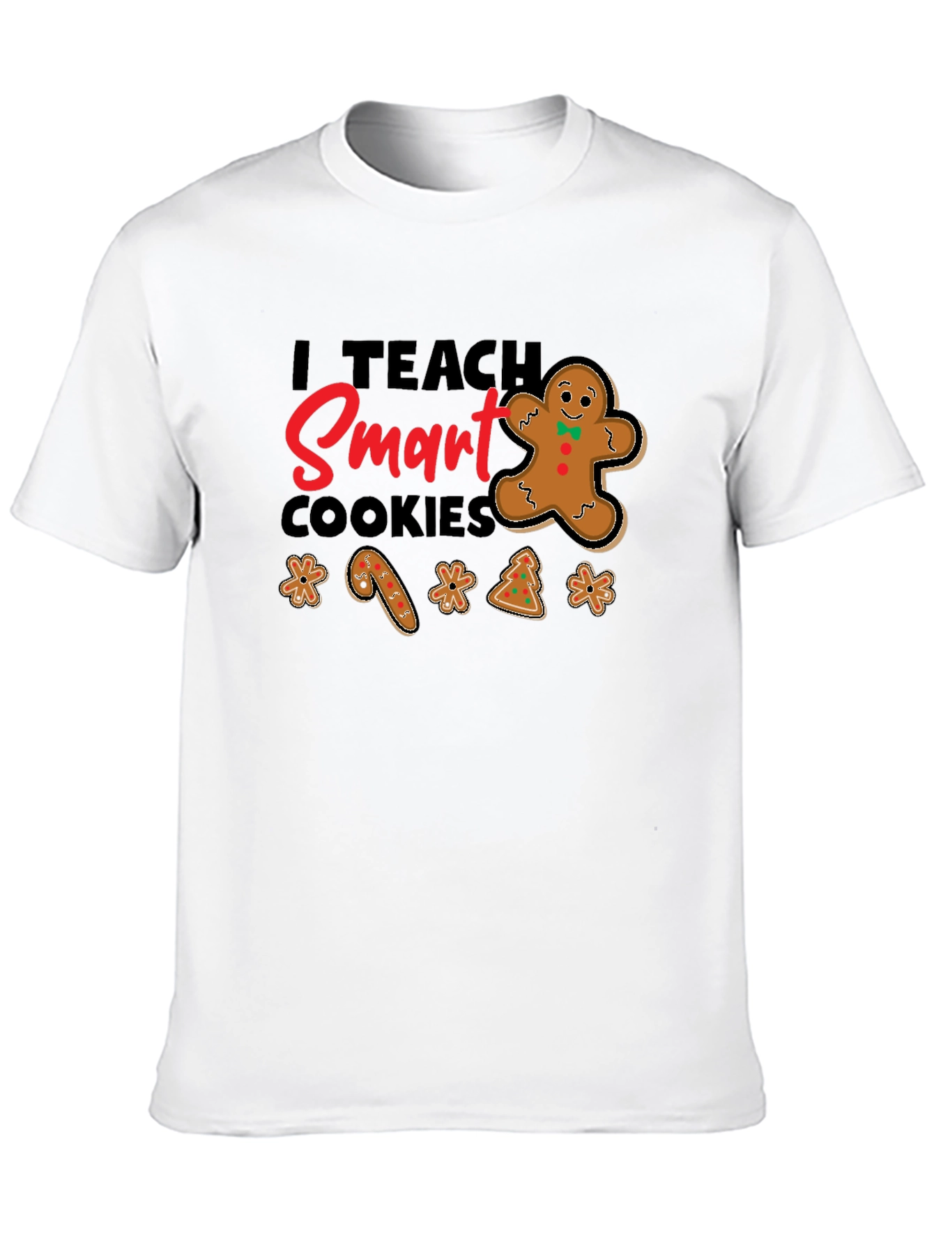 I Teach Smart Cookies Black Graphic Tee