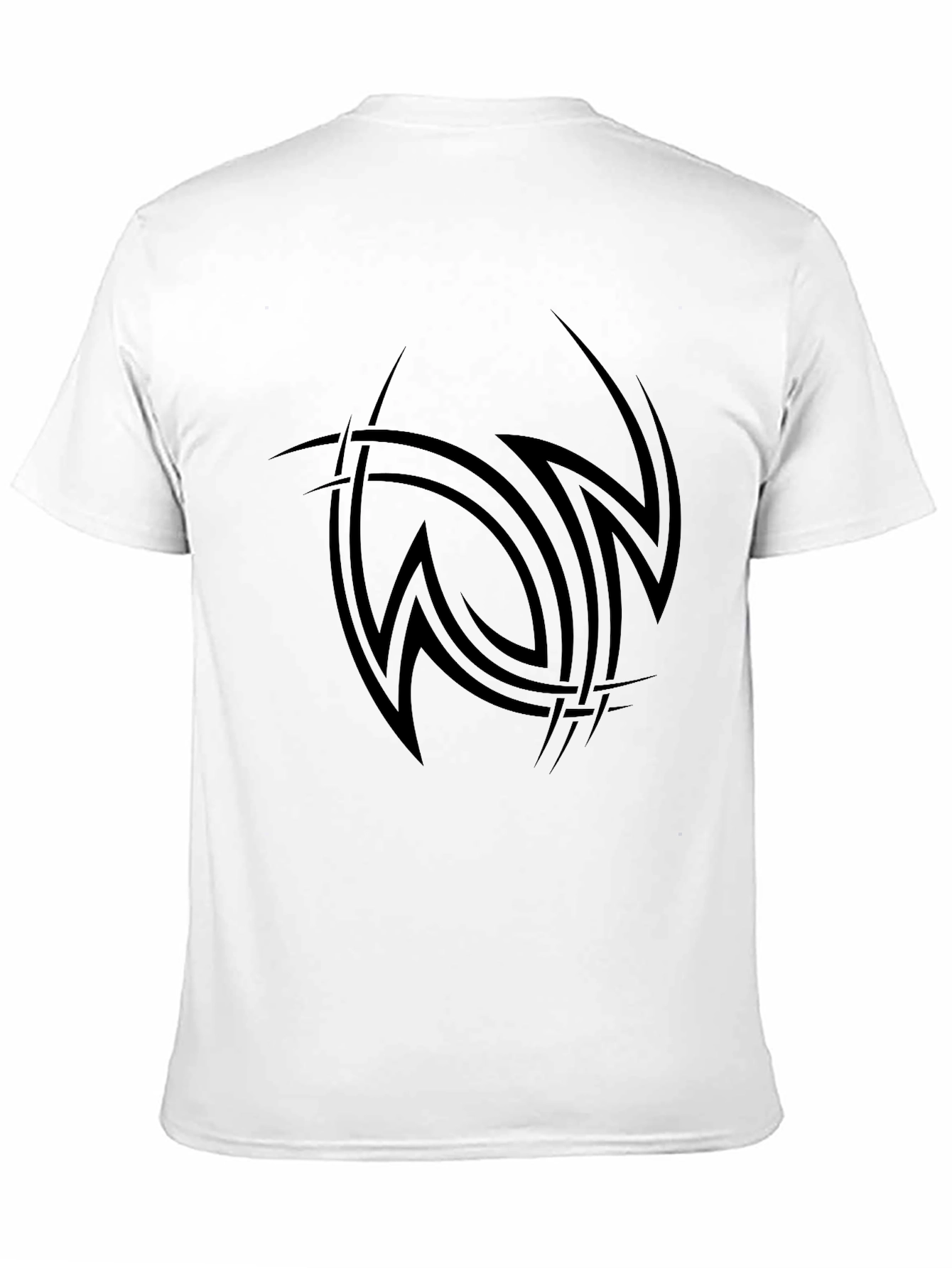 Mens Black Tribal Tattoo Graphic Tee