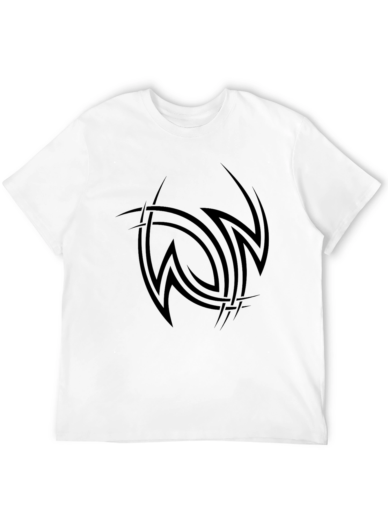 Mens Black Tribal Tattoo Graphic Tee