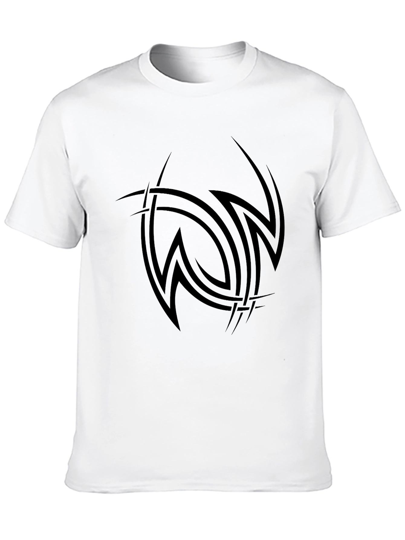 Mens Black Tribal Tattoo Graphic Tee
