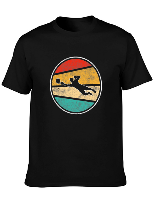 Retro Volleyball Player Graphic Tee
