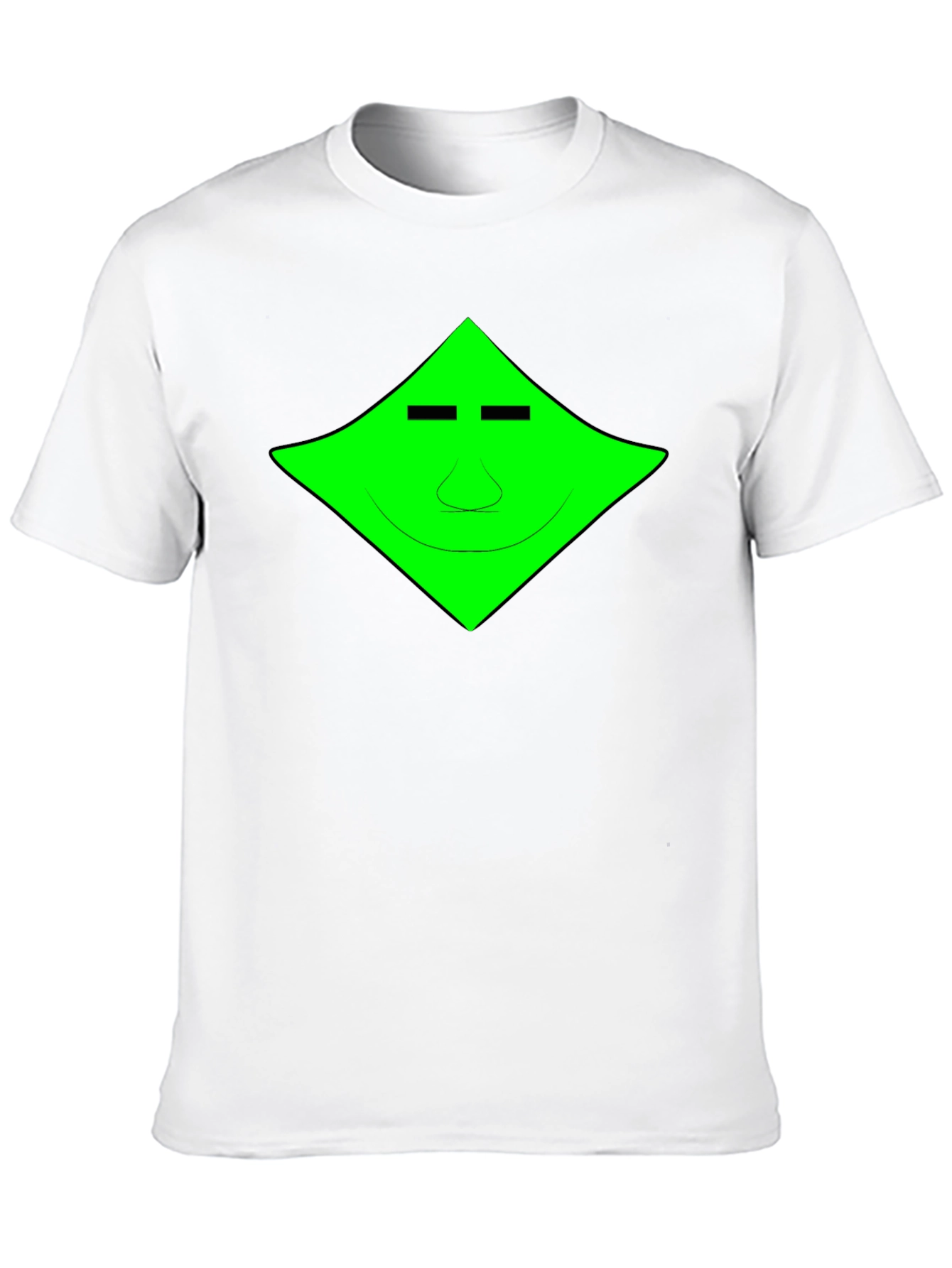Geometric Face Graphic Tee - Cool & Unique Design