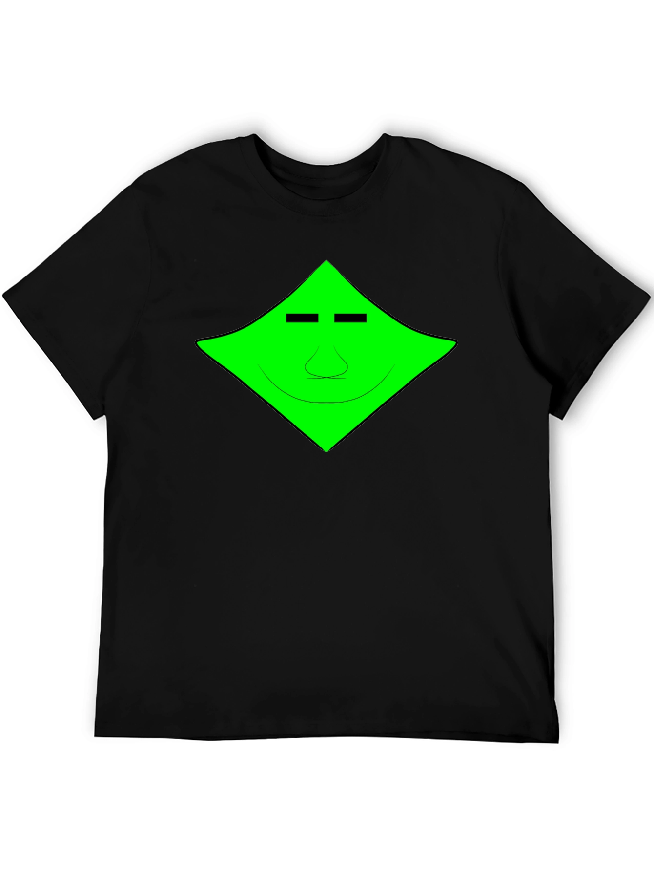 Geometric Face Graphic Tee - Cool & Unique Design