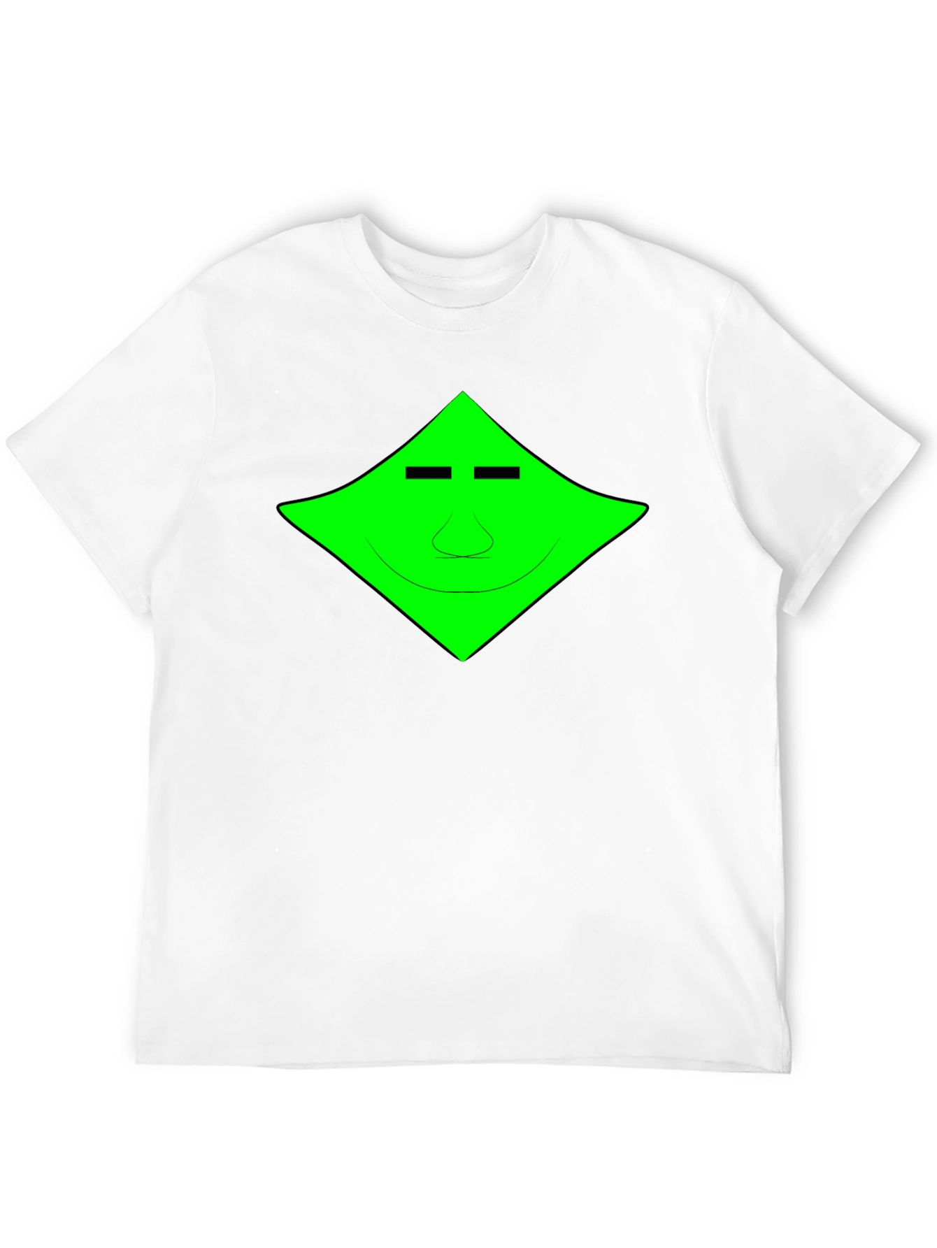 Geometric Face Graphic Tee - Cool & Unique Design