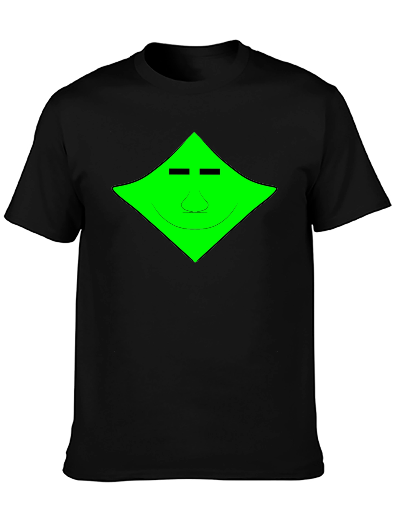 Geometric Face Graphic Tee - Cool & Unique Design