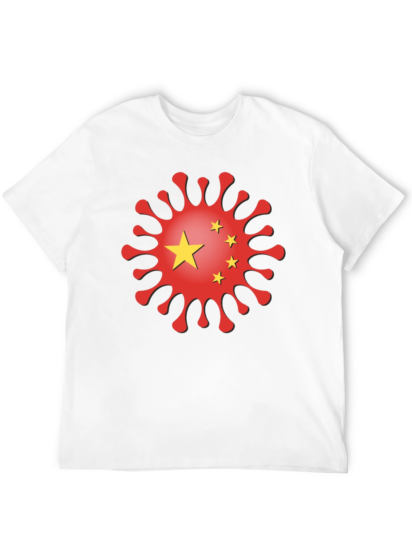 China Virus Graphic T-Shirt