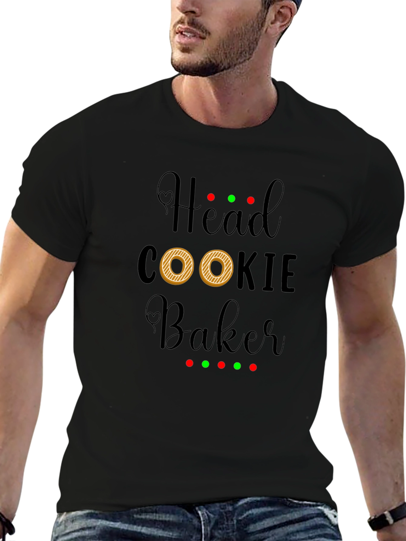 Head Cookie Baker Graphic T-Shirt