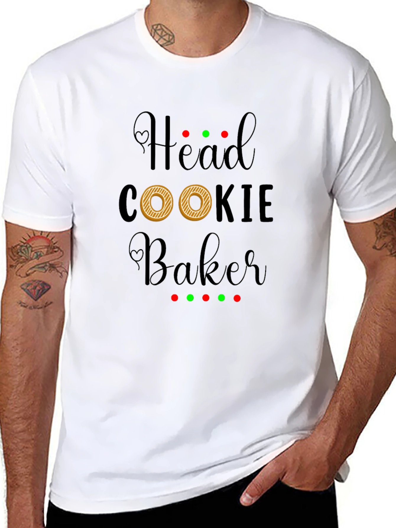 Head Cookie Baker Graphic T-Shirt