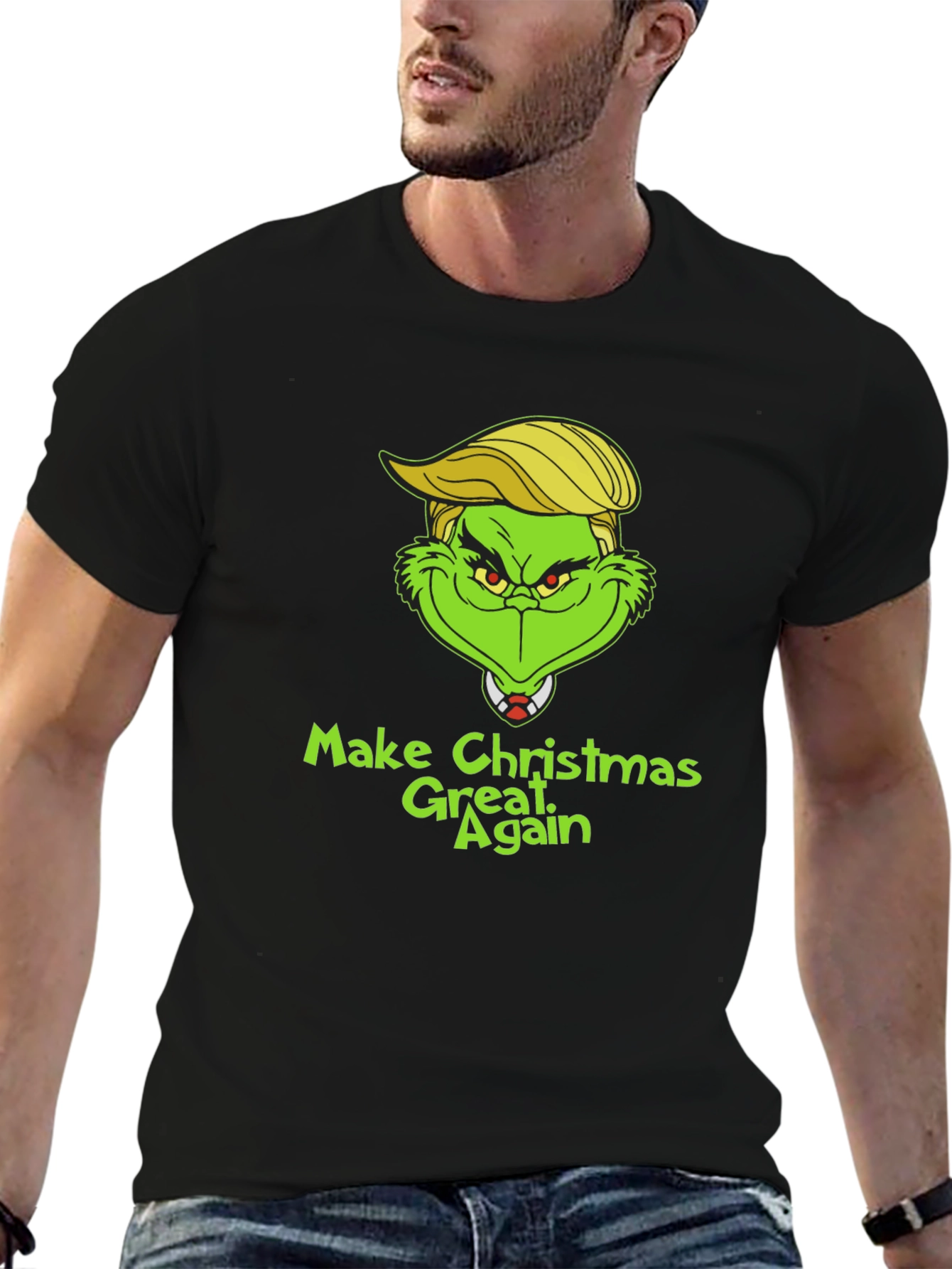 Grinch Trump Make Christmas Great Again T-Shirt