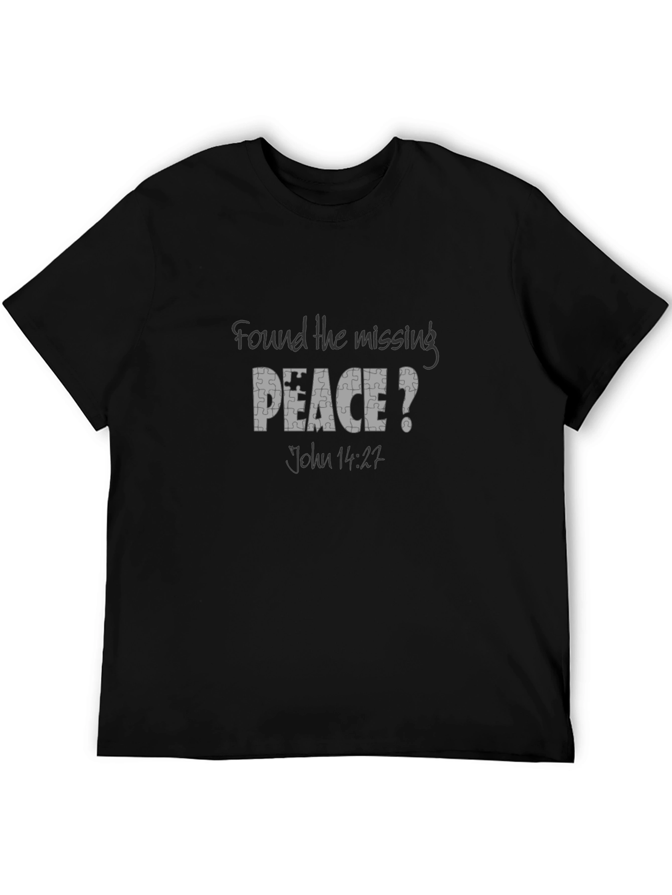 Peace Puzzle T-Shirt - John 14:27 Design