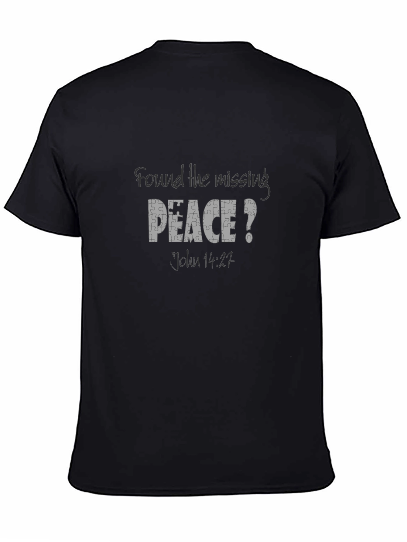 Peace Puzzle T-Shirt - John 14:27 Design