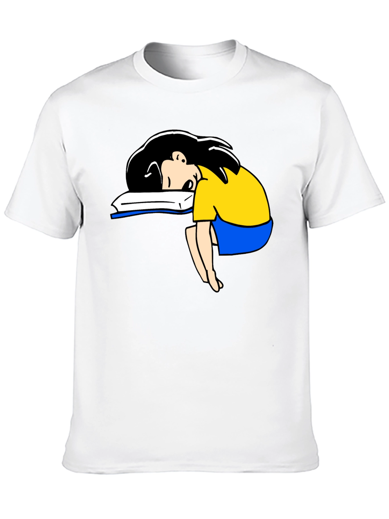 Lazy Reader Graphic Tee - Black T-Shirt