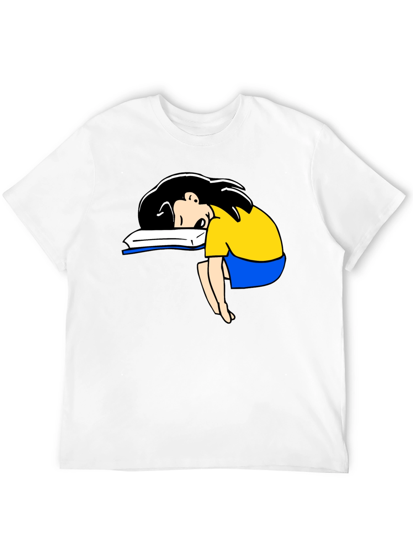 Lazy Reader Graphic Tee - Black T-Shirt