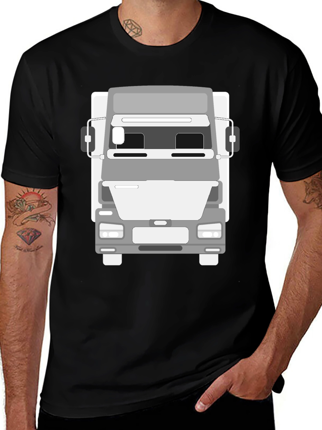 Truck Graphic T-Shirt - Modern Style