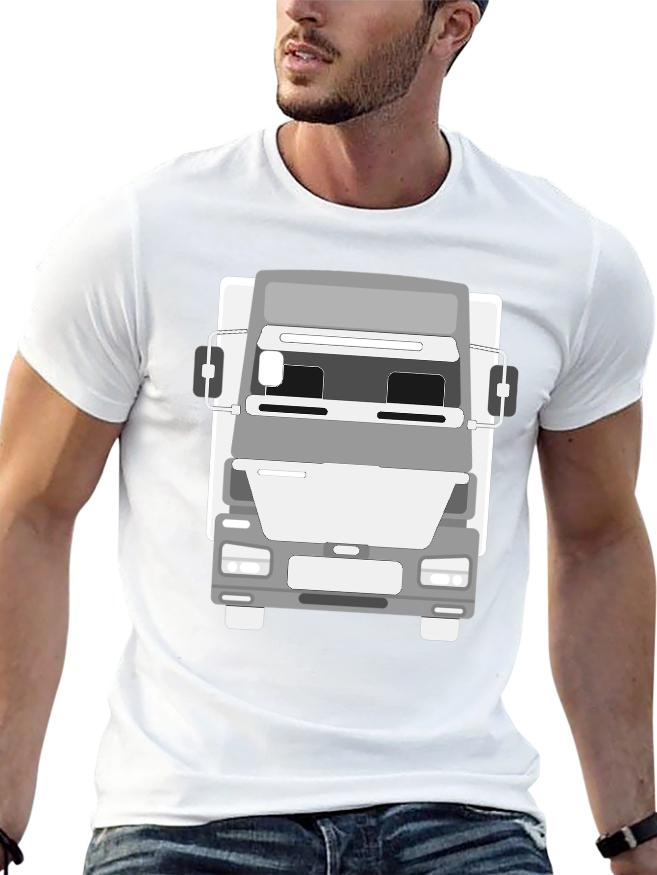 Truck Graphic T-Shirt - Modern Style