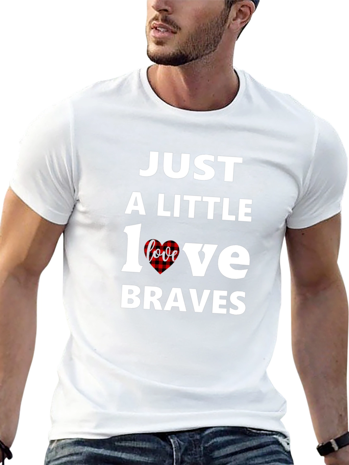 Just a Little Love Braves Graphic Tee