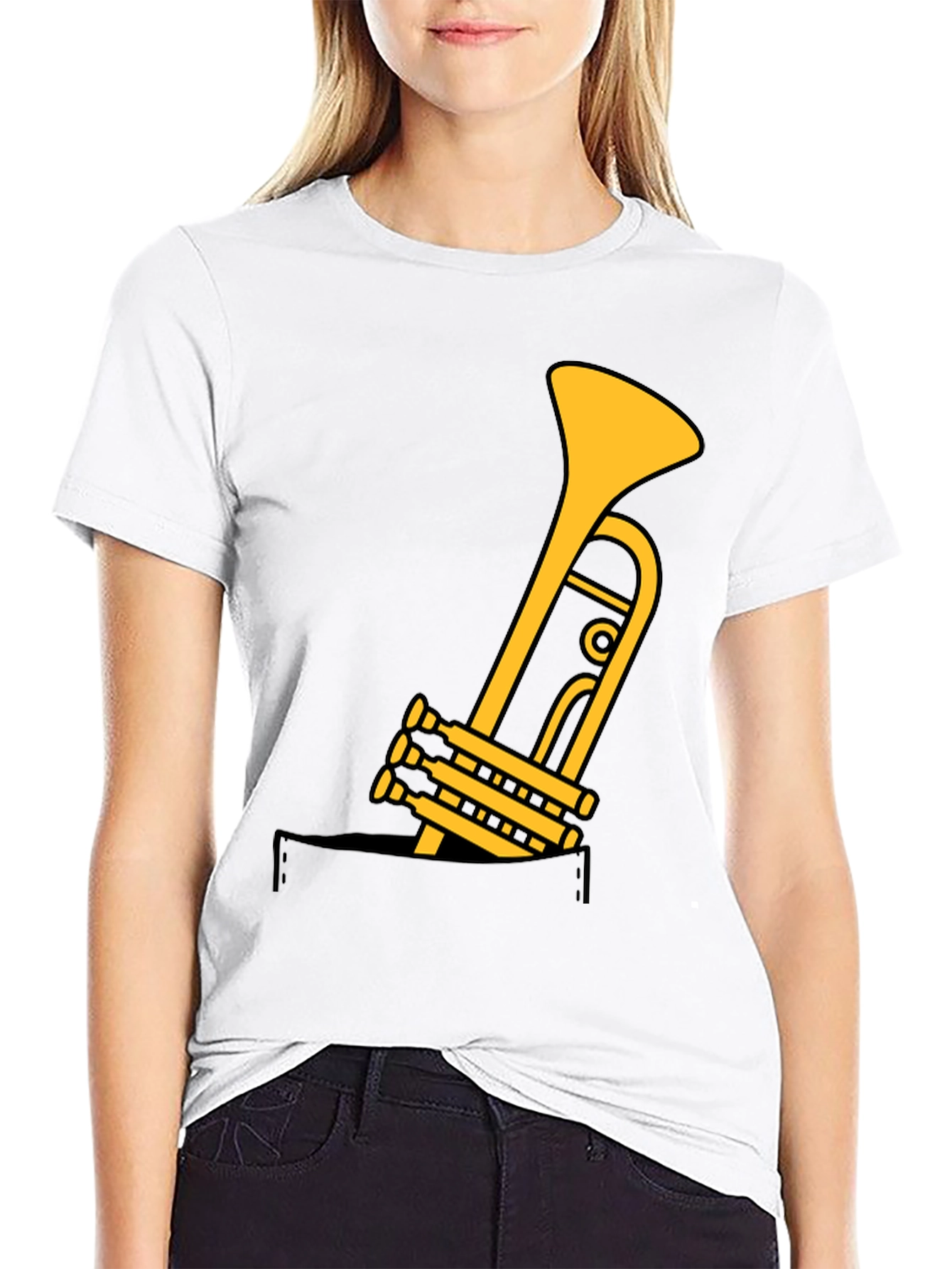 Trumpet Pocket Graphic Tee
